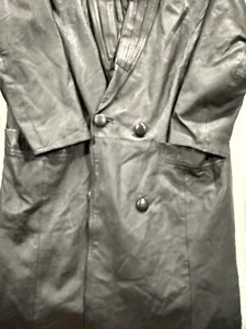 GIII Trenchcoat Leder geprägt Damen Gr. S/CH Karriere Profi 80er Vintage - Bild 1 von 5