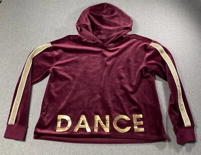 Sudadera con Capucha Pullover Terciopelo Terciopelo DANCE Active Girls, Talla 18 Plus Foto 1 de 3
