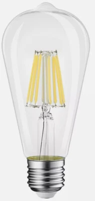 LED Vintage Light Bulb E27 A+ Filament Decorative Antique Retro Edison Clear 4W - Image 1 of 4