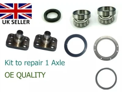 SUZUKI JIMNY KING PIN SWIVEL BEARING STEERING REPAIR KIT HUB SEAL & 2 KINGPINS - Image 1 of 4