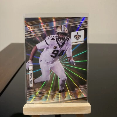 2021 Panini Prestige Sunburst Parallel #136 CAMERON JORDAN New Orleans Saints - Image 1 of 2