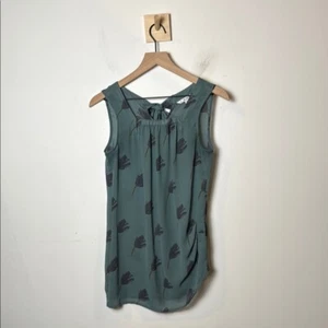 Cabi Damen Tulpe Tunika mit Rücken zum Binden Bluse Top Tanktop transparent Gr. XS - Bild 1 von 8