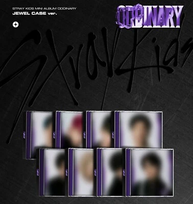 STRAY KIDS Mini Album ODDINARY Jewel Case Ver. CD+Book+P.Card+Sticker+Ddaji+Gift