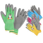  4 Pairs Work Gloves for Kids Children's Slip-resistant Anti-cut