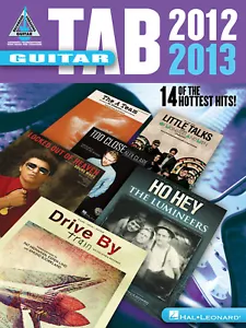 Guitar Tab Hits of 2012-2013 Recorded Versions NEW! - Picture 1 of 1