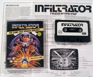 Sinclair ZX Spectrum 48K Game - INFILTRATOR - US Gold - Tested & Working - Bild 1 von 1