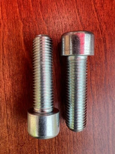 M16-2.0 x 55 Allen Hex Drive Socket Head Cap Screws Bolts Zinc Plated (Lot of 2) - Picture 1 of 1