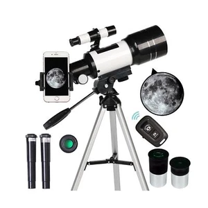 Telescope for Adults & Kids, 70mm Aperture Refractor (15X-150X) Portable Trav... - Picture 1 of 6