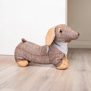 Tope de puerta salchicha perro decoración del hogar tapón de cuña ponderado ahorro de calor animal regalo - Imagen 1 de 48