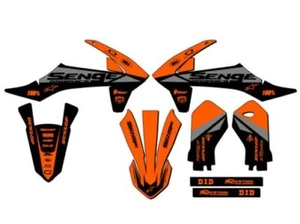2019-2023 SX 50 BINARY Orange Senge Graphics Kit Compatible with KTM - Picture 1 of 10