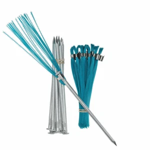 Trail Chasers blau 6 Zoll Bodenmarkierungen leicht - Vermessung, Landschaftsbau 10-Ct - Bild 1 von 9
