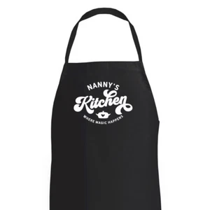 Nanny Gift Apron Funny Personalised Keepsake Cooking Present Cotton Best Nanny - Picture 1 of 3