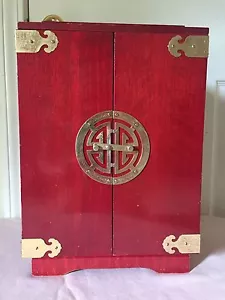 Antique Chinese Jewelry Case 14 * 9 1/2 - Picture 1 of 12
