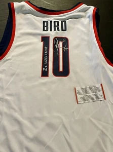 Sue Bird UConn Autographed 2x NCAA champ Nike Replica White Jersey Steiner CX - Picture 1 of 5