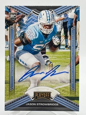 Jason Strowbridge 2020 Panini Chronicles Draft Picks Playoff #8 Autograph RC - Image 1 of 2