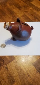 Korknase Schwein Vintage handgefertigte Bank  - Bild 1 von 6