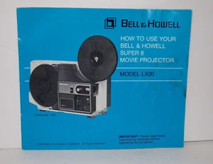 Bell and Howell LX20 Super 8 Movie Projector Instruction Manual 1976 - Picture 1 of 4