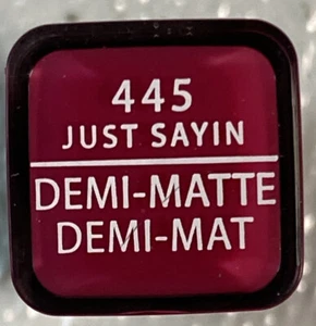 CoverGirl Exhibitionist Lipstick -Demi-Matte, 445 Just Sayin - Picture 1 of 6