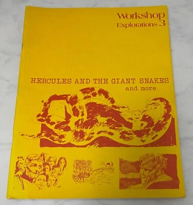 Vintage 1974 Hercules & the Giant Snakes & more Workshop Explorations 3 Workbook - Image 1 of 4