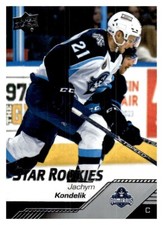 2022-23 UD AHL Star Rookies 126 Jachym Kondelik - Milwaukee Admirals