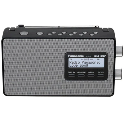 Panasonic RF-D10 EG-K schwarz Design-Radio UKW-Tuner DAB+ Digitalradio - Bild 1 von 3