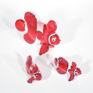 BEAUTIFUL HAND BLOWN CLOWN FISH WITH BABIES - Picture 1 of 6