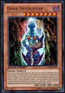 Yugioh Dark Necrofear LC03-EN002 Ultra Rare Limited - LP - Foto 1 di 2