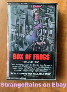 Rare BOX OF FROGS Strange Land 1986 U.S. Epic CASSETTE TAPE - YARDBIRDS - Picture 1 of 3
