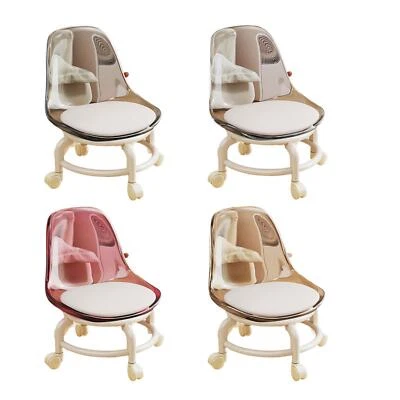 Rolling Stool with Backrest Cleaning Roller Seat for Barber Shop Salon Home - Bild 1 von 2