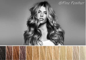 26" Indian 100% Remy Human Tape Weft 6A Hair Extensions Black/Brown/Blonde 20pcs - Bild 1 von 14