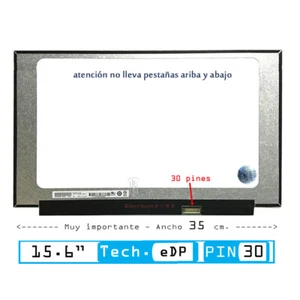 Pantalla Para Portatil N156bga-ea3 Rev.c2 15.6 Hd Lcd Led 30 Pin 1366x768 35... - Imagen 1 de 4