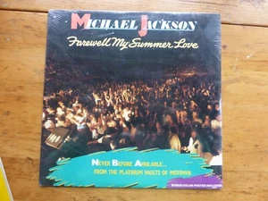 MICHAEL JACKSON SEALED LP FAREWELL MY SUMMER LOVE N.O.S. - Picture 1 of 2