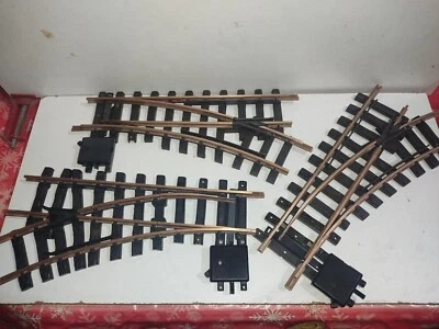 LGB 1205 - 1215. 1 DESVIO IZQUIERDA Y 2 DERECHA. LIMPIADOS. (3 UNIDADES) - Imagen 1 de 4