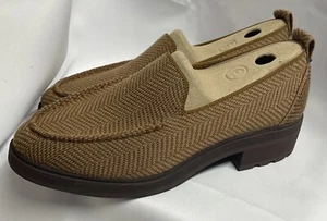 Rothy's Lug Loafer in Teak Herringbone Size 7 NEW With Dust Bag And Box - Picture 1 of 12