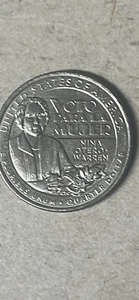 2022 D Voto Para La Mujer Quarter Extremely Rare - Picture 1 of 2