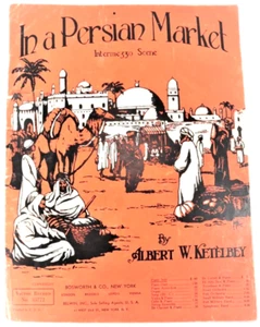 1920s In A Persian Market by Albert W. Ketelbey - Solo Piano Sheet Music - Picture 1 of 6