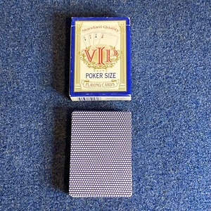 Standard Quality VIP Poker Size Playing Cards 52 Cards - Picture 1 of 5