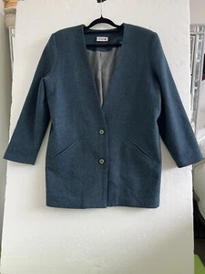 Mollo wool jacket women size xtra large green in excellent condition - Picture 1 of 12