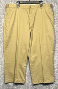 LL Bean Pantalone Uomo Khaki Comfort Rifiuti 44w x 29L (Misurato 42W x 24L) 3757 - Foto 1 di 10