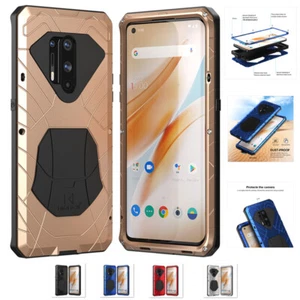 New iMATCH Shockproof Silicone Bumper Metal Case Cover for OnePlus 8/8 Pro/8T - Picture 1 of 16