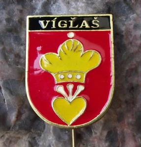 Antikes Viglas Slowakei Wappen Wappen Schild Pin Anstecker - Bild 1 von 2