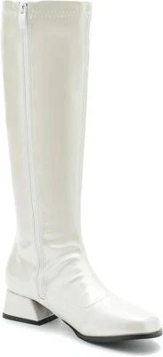 Pleaser Funtasma Stretch Knee High Full Zipper Gogo Boots Adult Women GOGO300 - Image 1 of 4