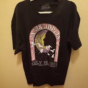 Janis Joplin T Shirt Retro Rock Star Legend Singer size XL NWT - Picture 1 of 4