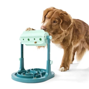 Dog Treat Dispenser Dog Food Puzzle For Aggressive Chewers Improve IQ - Picture 1 of 8
