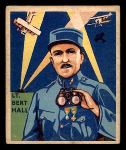 1934 National Chicle Sky Birds #15 Bert Hall VG/EX