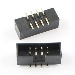5Pcs 2mm 2.0mm Pitch 2x4 8 Pin SMT SMD Male Shrouded Box Header IDC Connector - Picture 1 of 5