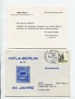 Berlin Brief EF Mi 640 22.10.81 Drucksache Infla Berlin 50 Jahre