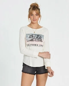 Billabong Batik Cali Bear Thermo Long Sleeve Tee White Cap L Style #J447SBBA - Bild 1 von 2
