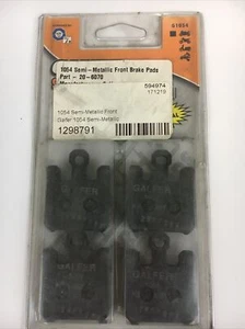 Juego de pastillas de freno delanteras semimetálicas Galfer FD290G1054 - Imagen 1 de 2