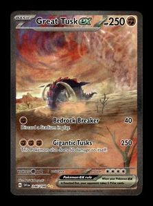 Great Tusk ex - 246/198 - Scarlet & Violet Base Set - Holo - NM - Pokémon TCG - Picture 1 of 2
